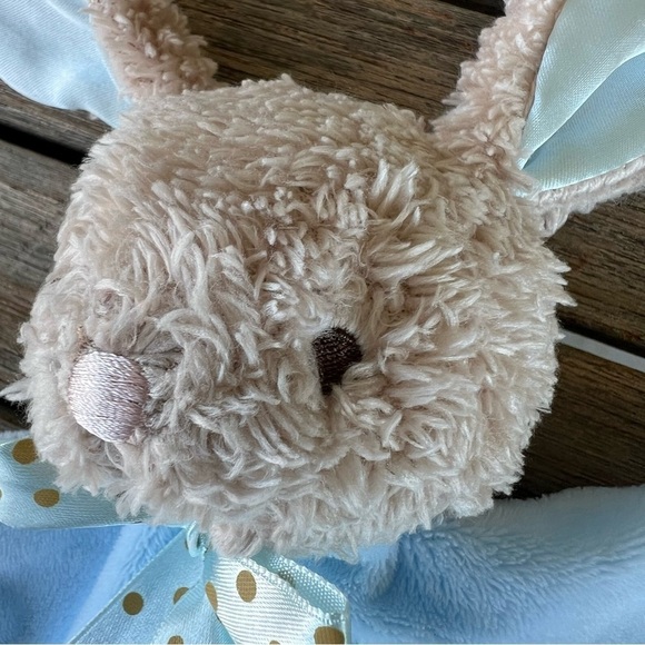 DanDee Bunny Rabbit Plush Lovie Baby Blanket Celebrate Security Soother Rattle - Picture 5 of 11